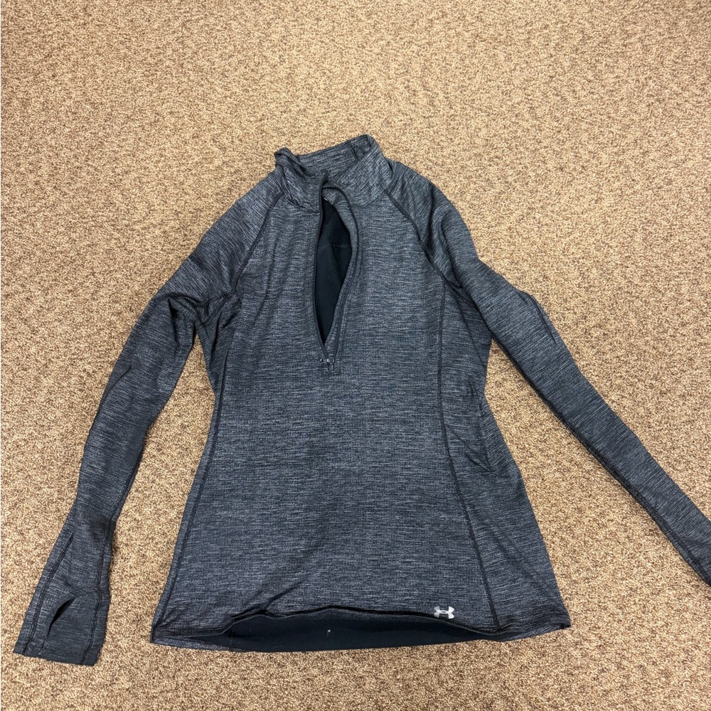 Under Armour Women's Charcoal Long Sleeve Tee